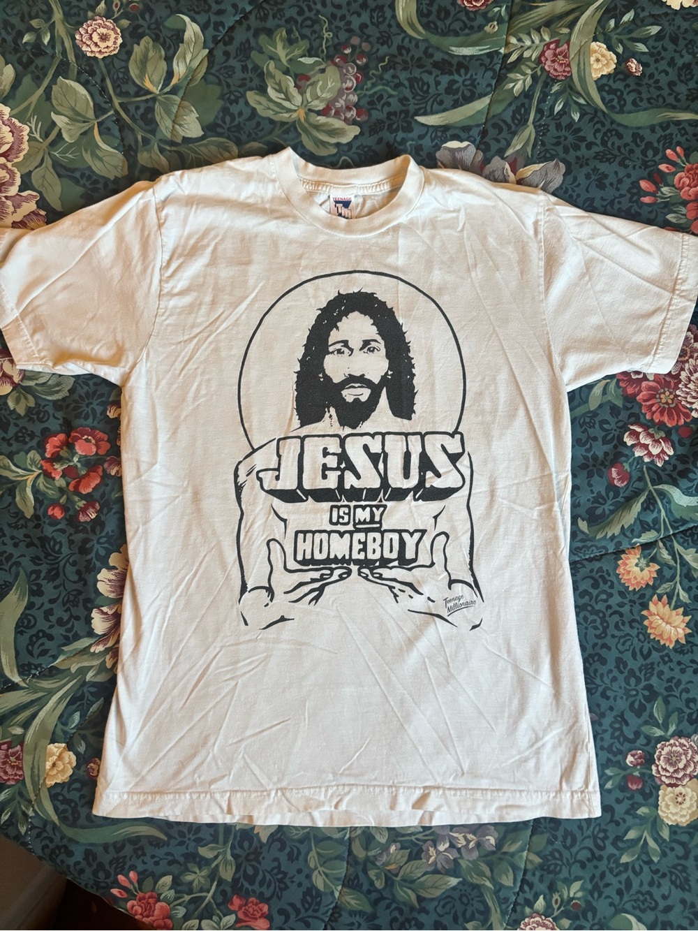 Vintage Jesus Is My Homeboy T Shirt Teenage Millionaire Medium 2004 Y2K